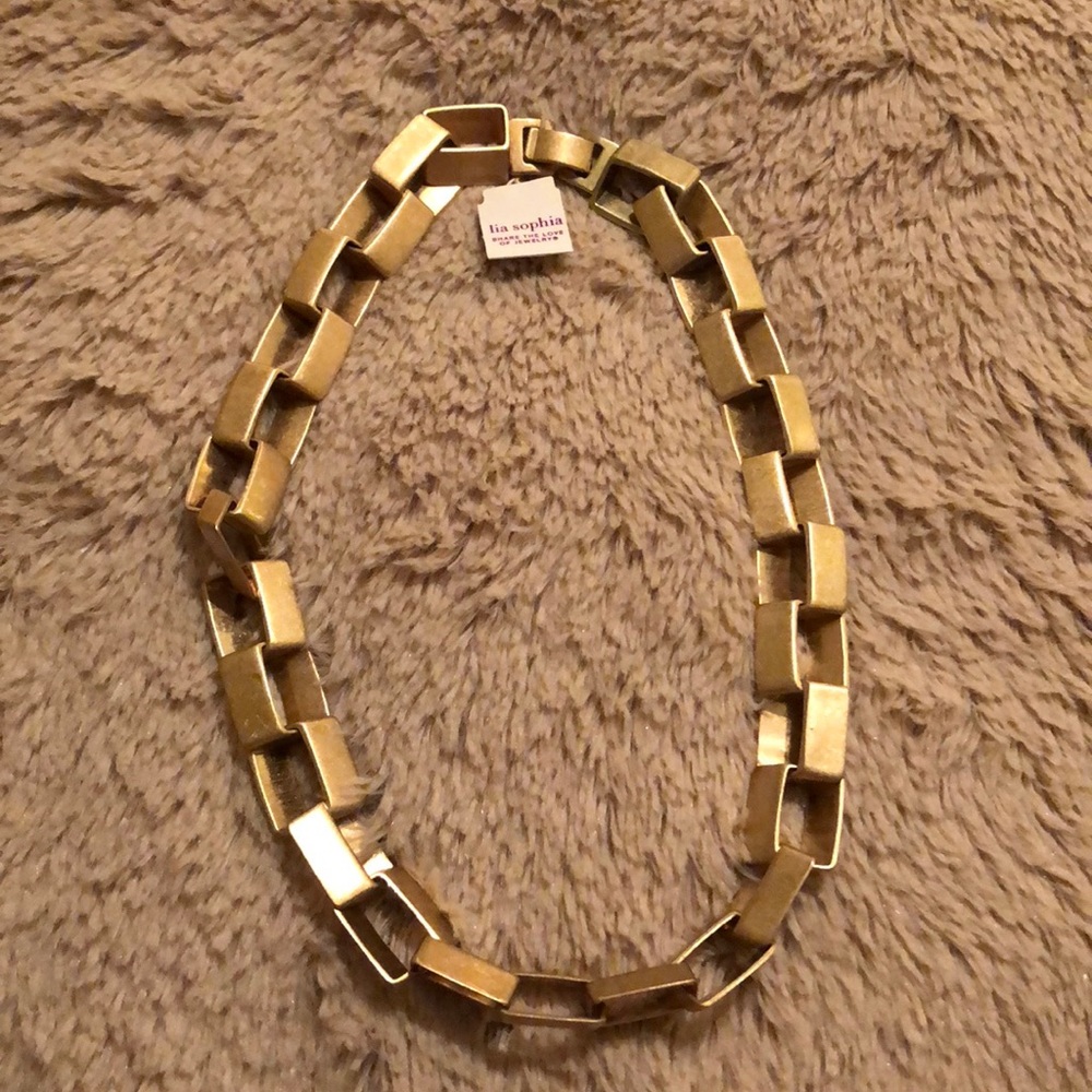 Lia Sophia Gold Linked Choker